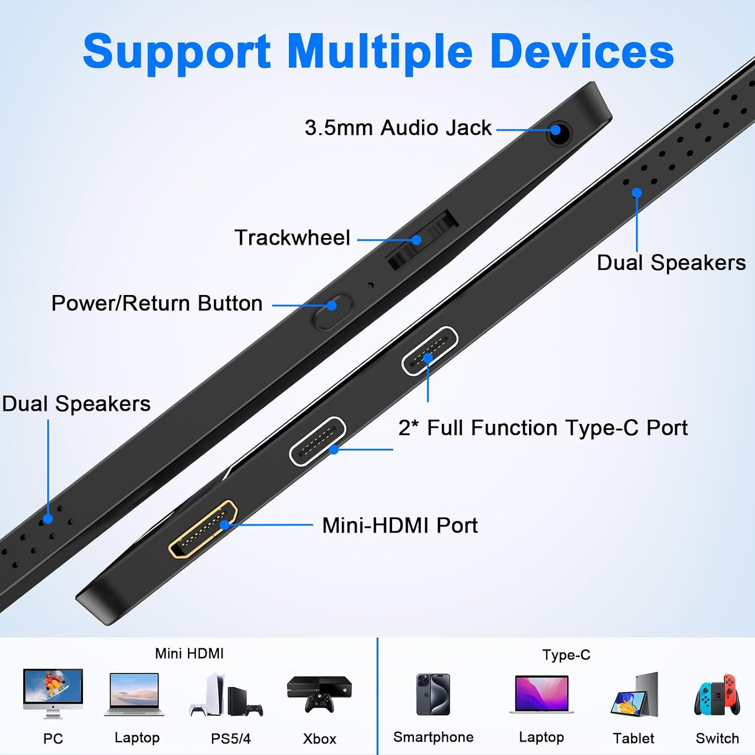 KYY 14" Portable Monitor K5-3