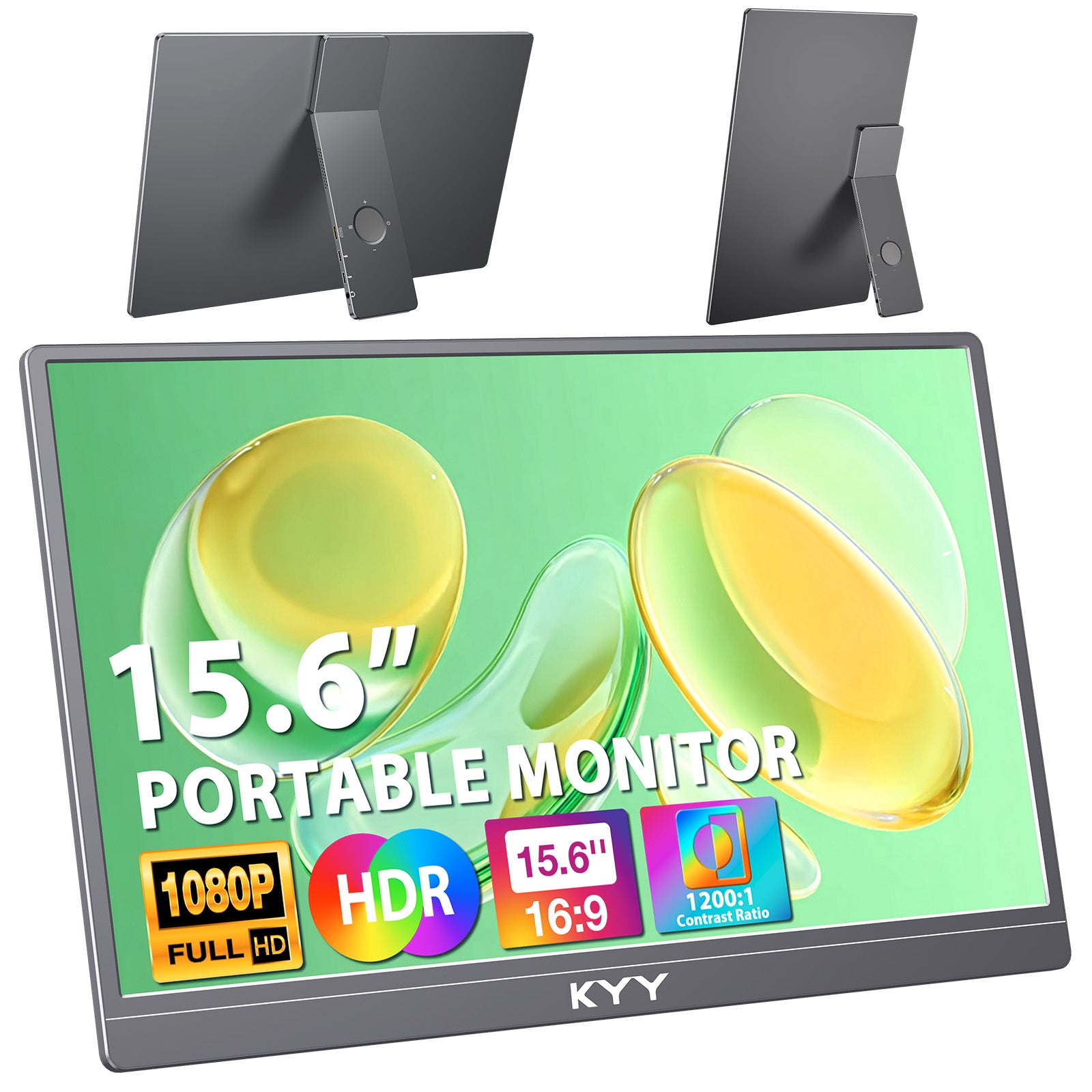 KYY 15.6" Portable Monitor with Stand K1302R