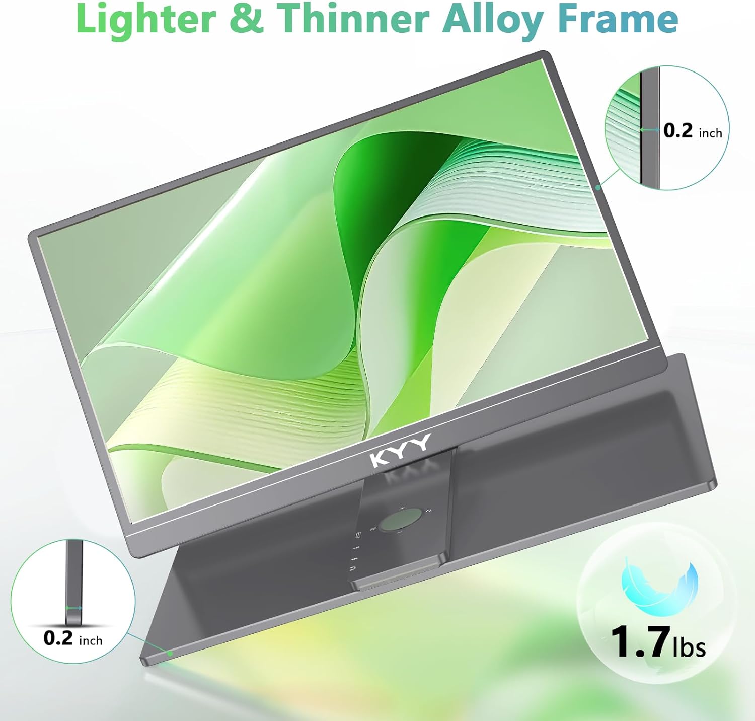 KYY 15.6" Portable Monitor with Stand K1302R