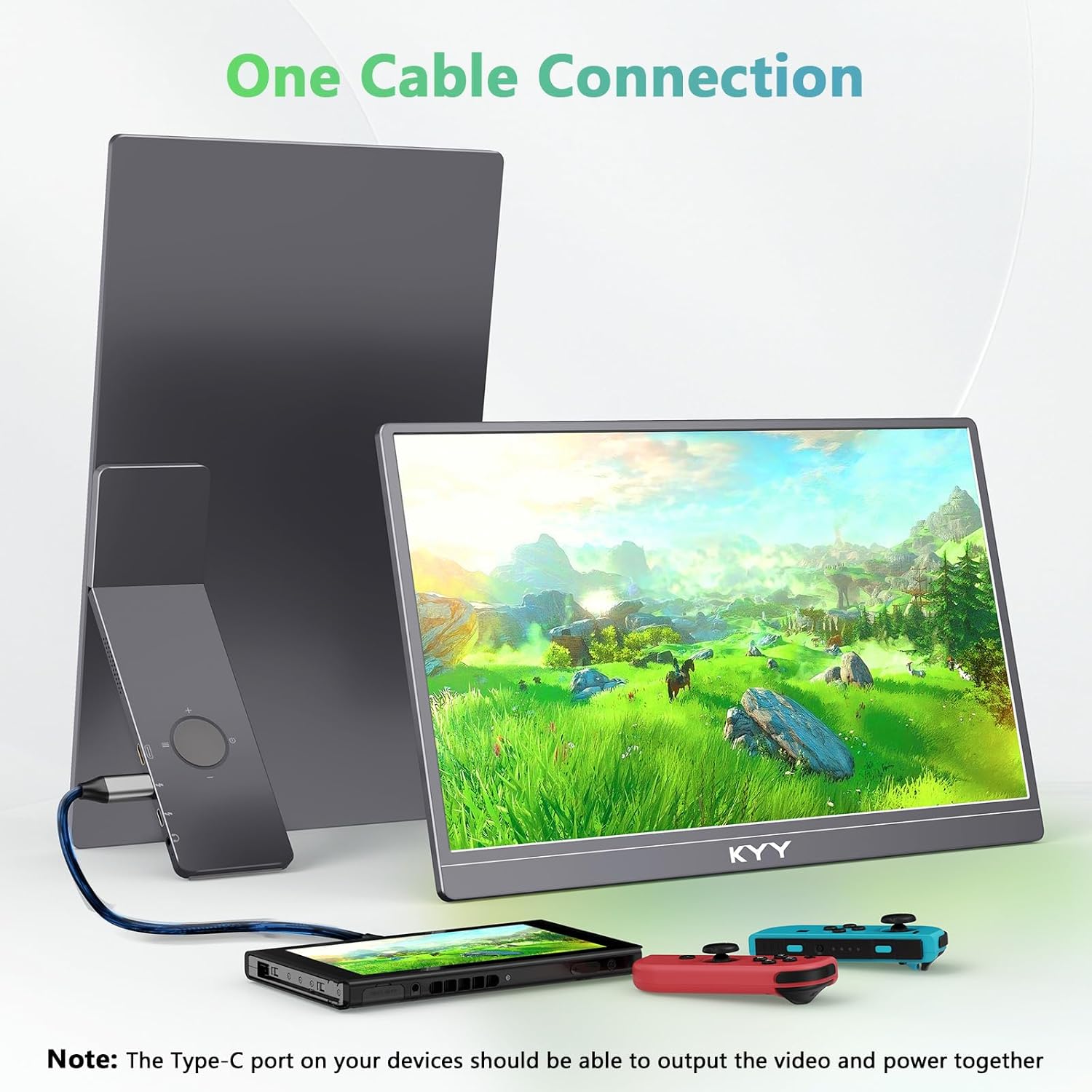 KYY 15.6" Portable Monitor with Stand K1302R