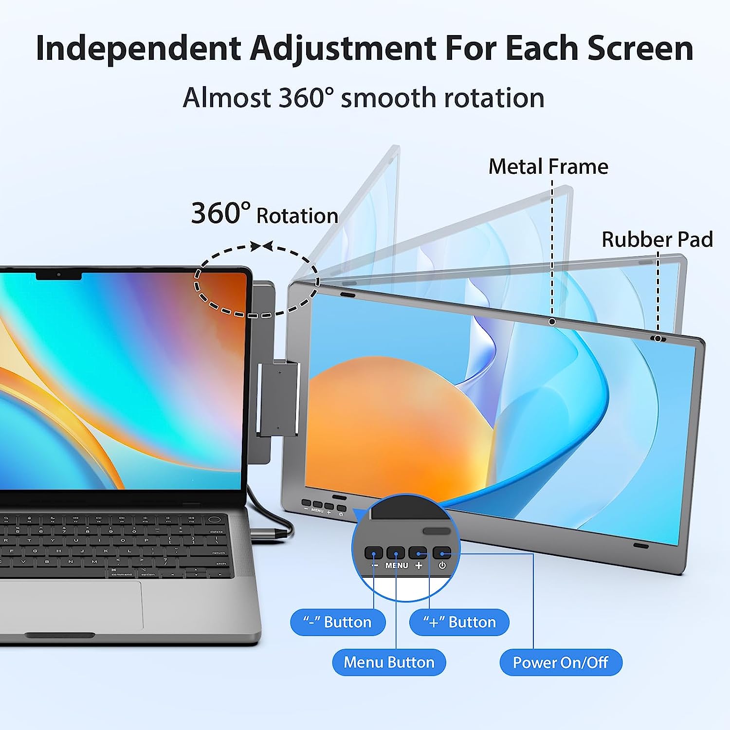 KYY 14" Triple Portable Monitor X90