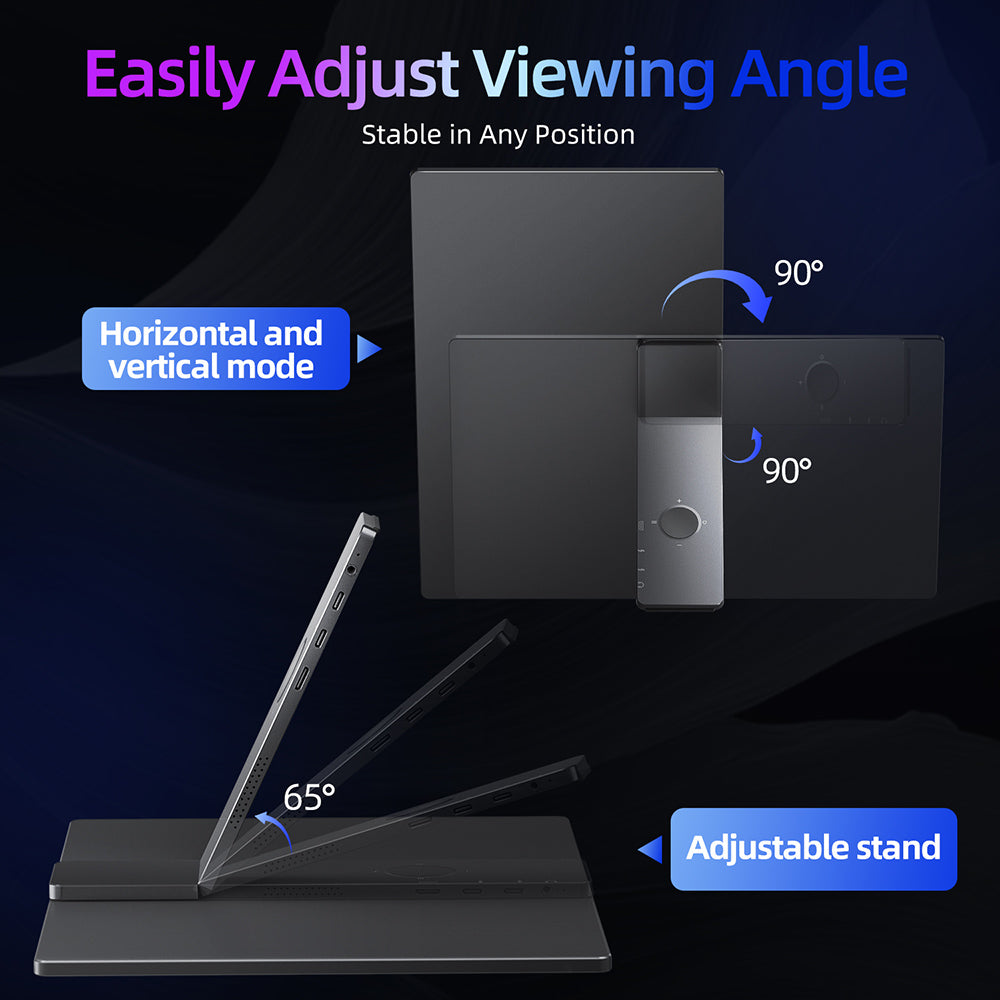 KYY 15.6" Portable Monitor with Stand K1302R