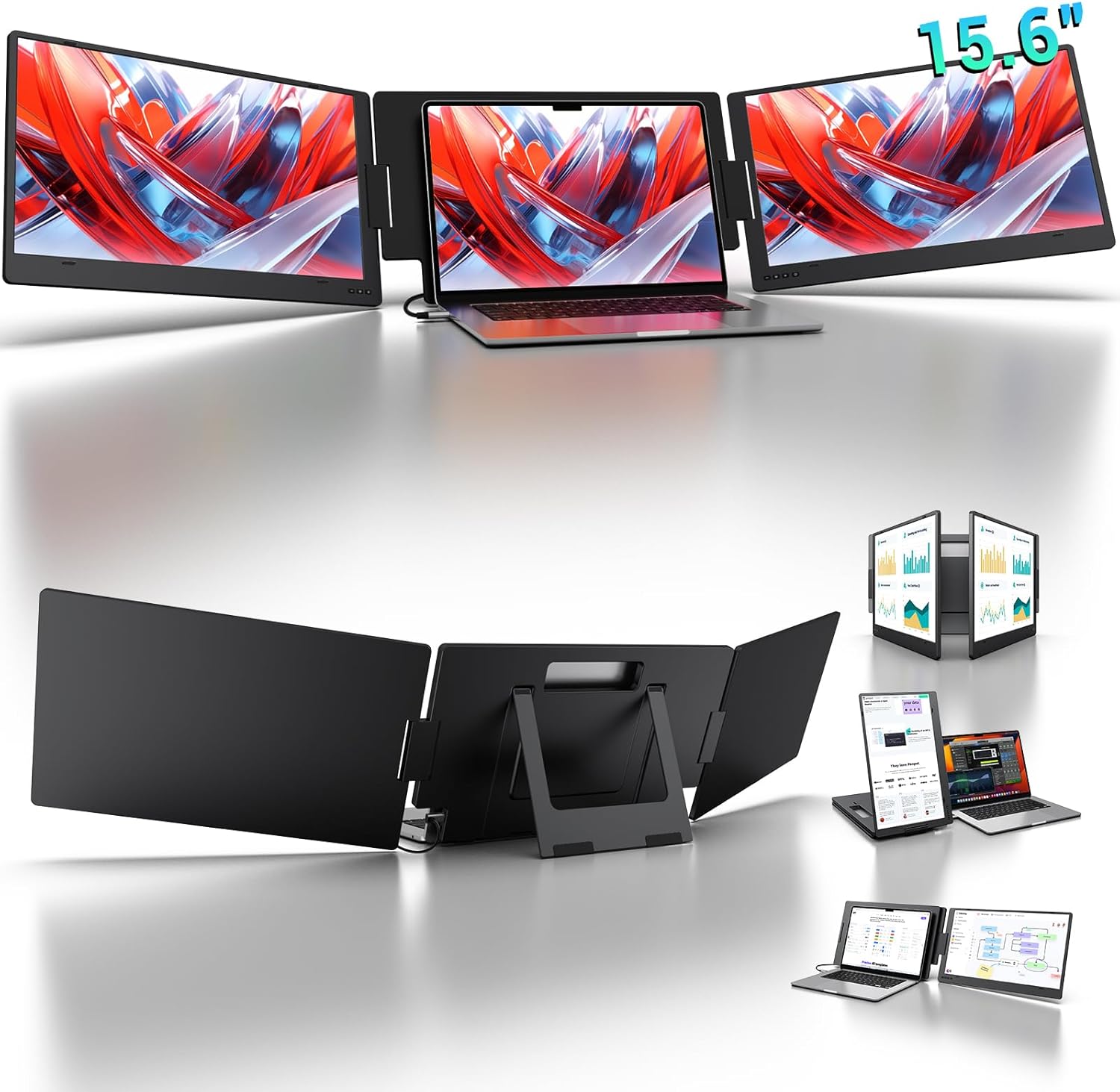 KYY 15.6" Triple Portable Monitor X90D