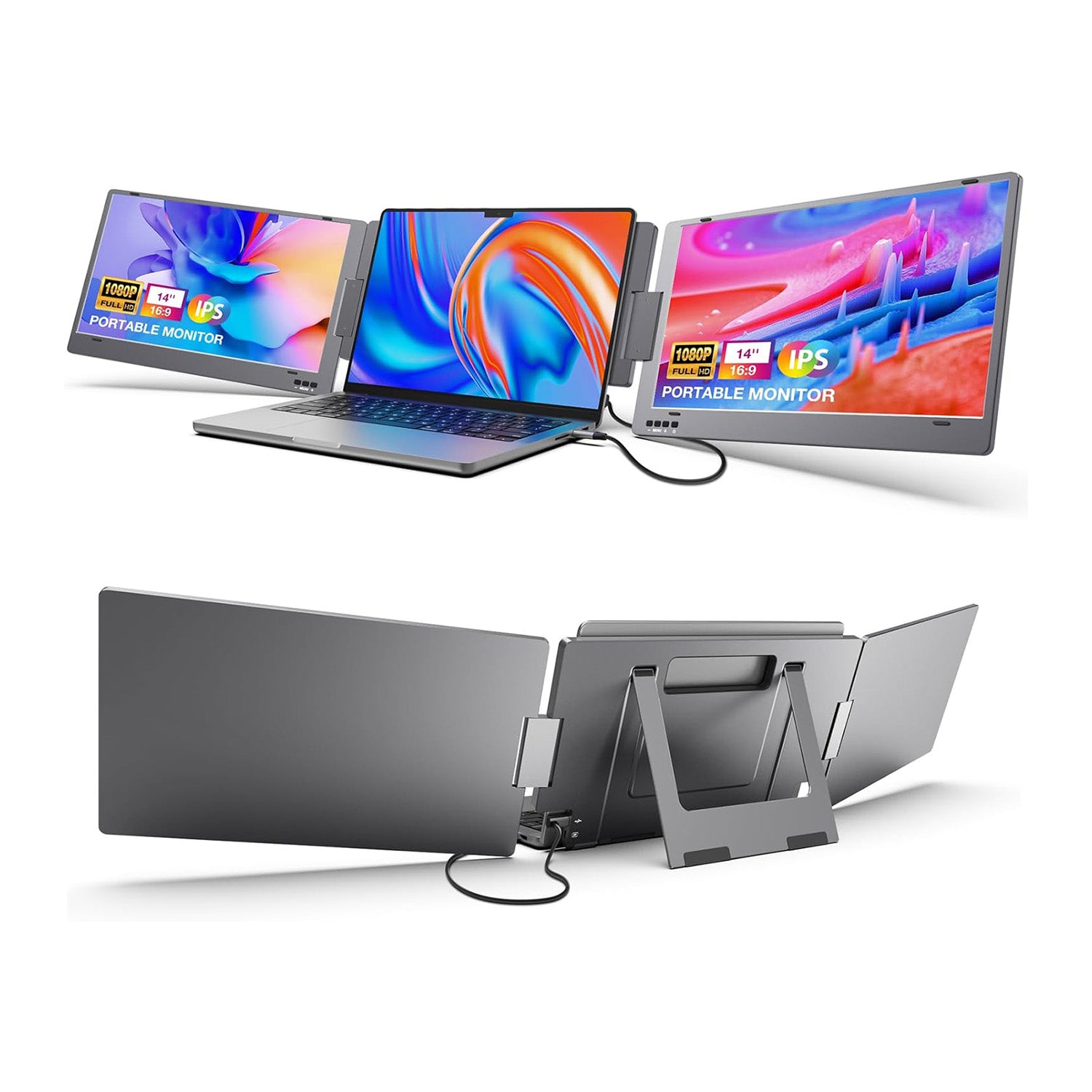 KYY 14" Triple Portable Monitor X90A